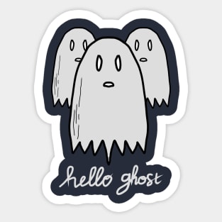 hello cute ghost ! Sticker